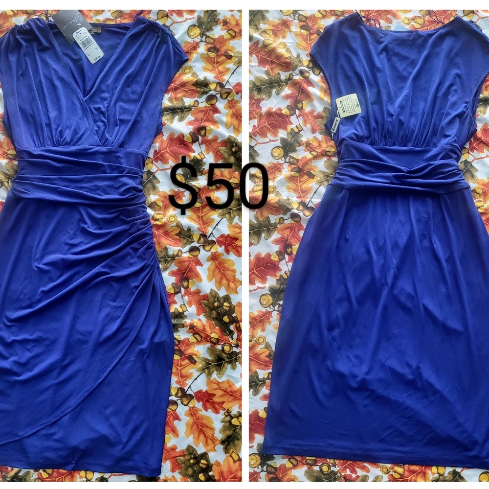 Royal blue dress